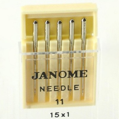Janome Size 11'' Sewing Machine Universal Needle in 5 needles per pack