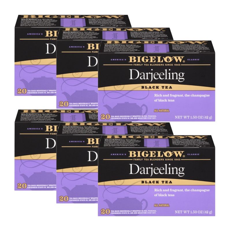 Bigelow Darjeeling Black Tea - Case of 6 boxes/20 bags, 1 of 7