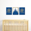 Big Dot of Happiness Royal Prince Charming - Baby Boy Nursery Wall Art and Kids Room Decorations - Gift Ideas - 7.5 x 10 inches - Set of 3 Prints - 2 of 4