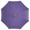 Northlight 9ft Outdoor Patio Market Umbrella with Hand Crank and Tilt - Purple - 4 of 4