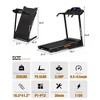 FIONECA Foldable Electric Treadmill with Incline, Handrail Speed Control & Pulse Monitor, App Compatible - 4 of 4