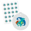Big Dot of Happiness Roar Dinosaur - Dino Mite T-Rex Baby Shower or Birthday Party Favor Gift Tags (Set of 20) - 2 of 4