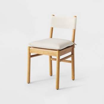 Emery Wood Dining Chair with Upholstered Seat and Sling Back - Threshold™ designed with Studio McGee