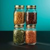 Bormioli Rocco Quattro Stagioni Set of 6 Clear Airtight Mason Jars, Made from Food Safe Durable Glass, Made in Italy - 3 of 4