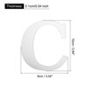 Unique Bargains 3D Acrylic Self-Adhesive Mirror Alphabet Sticker Wall Decals 2 Pcs - 2 of 3