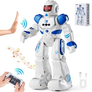 Remote Control Robot Toy for Kids, Gesture Sensing Programmable Dancing & Singing Smart Robot - 1 of 4
