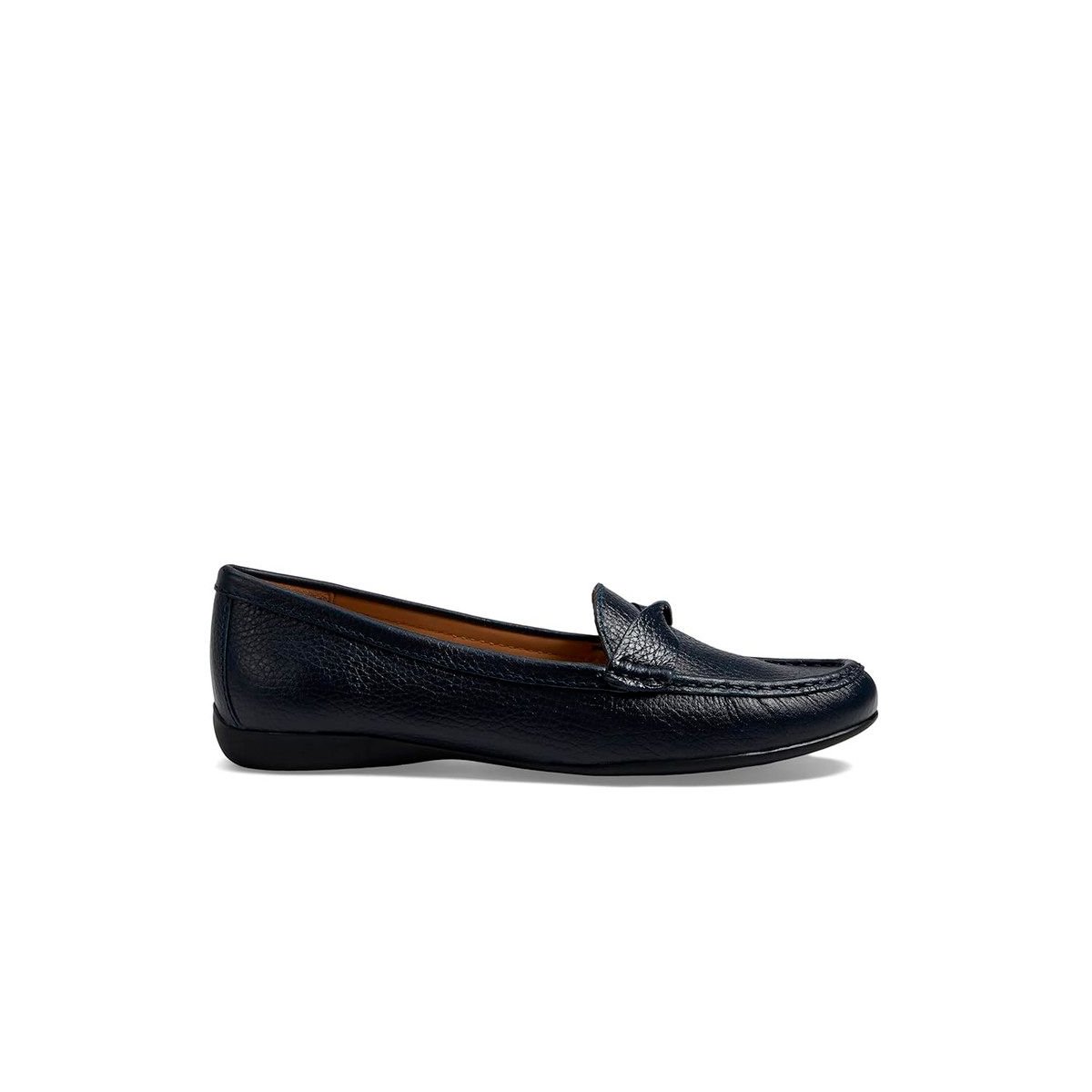 Женские туфли Marc Joseph New York Womens Leather Slip On Beverley Road Twisted Penny Driver Loafers - Navy Tumbled, 6 — фото 3