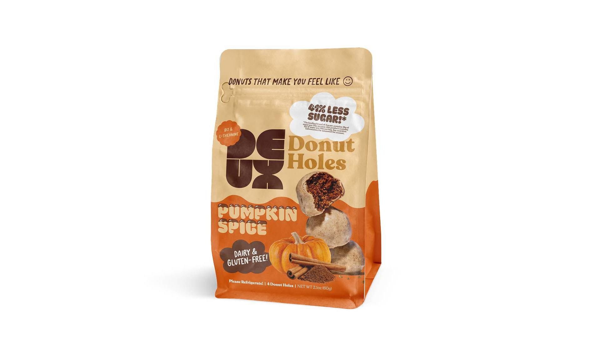 Deux Pumpkin Spice Donuts - 2.1oz