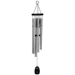 Woodstock Chimes Signature Collection, Pachelbel Canon Chime, 32'' Silver Wind Chime PCC