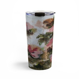 Laura Fedorowicz Floral Muse Travel Mug 20 oz Stainless Steel Travel Mug - Deny Designs - 1 of 4
