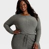 Women's Cozy Ribbed Long Sleeve Henley Pullover - Auden™ - 3 of 3