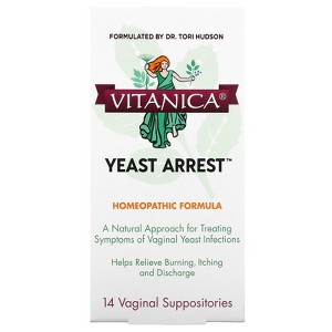 Vitanica Yeast Arrest, 14 Vaginal Suppositories - 1 of 3