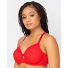 Curvy Couture Women'S Plus Size Sheer Mesh Full Coverage Unlined Underwire Bra - 2 of 4