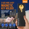 MeasuPro Magnetic Key Holder for Car - 3-Pack - Secure and Convenient Office & Multipurpose Key Organizer - 3 of 4