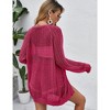 Women Crochet Lightweight Cardigan Cover Up Open Front Long Sleeve Summer Cardigans 2024 - 2 of 4