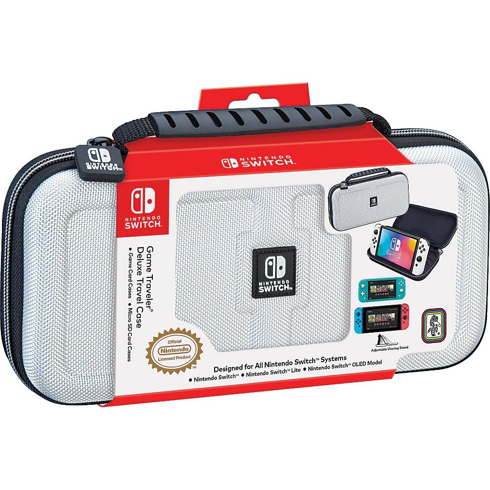 Photos - Console Accessory RDS Industries Nintendo Switch Game Traveler Deluxe Travel Case - Light Gray 