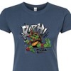 Women's - Teenage Mutant Ninja Turtles - Raphael Going In Loud Fitted Graphic T-Shirt - 2 of 3