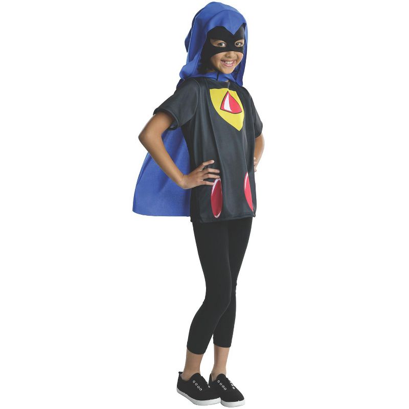 DC Comics Raven Child Costume Top, 1 of 2