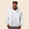 Dalix Astronaut Embroidered Hoodie Fleece Sweatshirt Zip Front Mens - 3 of 4