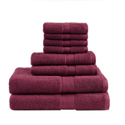 8pc Cotton Bath Towel Set Aqua : Target