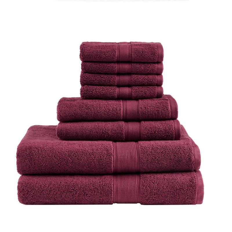 8pc Cotton Bath Towel Set, 1 of 12
