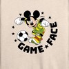 Women's - Disney - Game Face Soccer Lightweight French Terry Wide Neck Long Sleeve Shirt - 2 of 4