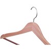 DEILSY Cedar Suit Hangers with Anti-Slip Pant Bar – 12 Pack - 3 of 4