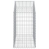 vidaXL Gabion Raised Bed Galvanized Iron 78.7"x39.4"x39.4" - 4 of 4