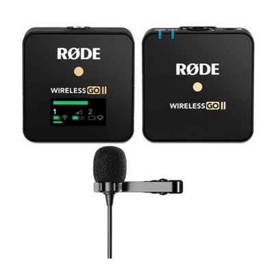 Rode Microphones Wireless GO II Single Set Microphone System Bundle with Mic
