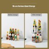 LunaLulinlk Clear Turntable Organizer 2-Tier 360-Degree Rotating Cabinet Lazy Susan Organizers Spinning Spice Containers - 2 of 4