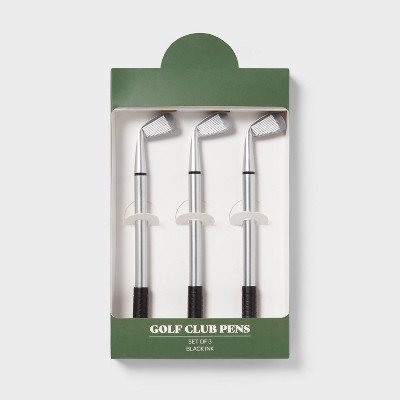 Father's Day 3pk Pen Set Golf Clubs - Spritz™