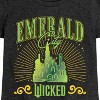 Girls' - Wicked - Emerald City Fitted Short Sleeve Graphic T-Shirt - 2 of 4