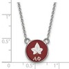 Black Bow Jewelry Sterling Silver Alpha Phi Greek Life Necklace 18 Inch - 2 of 4