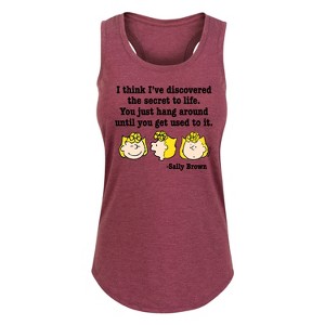 Women's - Peanuts - Snoopy and Friends Graphic Racerback Tank - 1 of 4