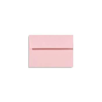 LUX 4 3/8" x 5 3/4" 70lbs. A2 Invitation Envelopes W/Glue Candy Pink EX4870-14-50