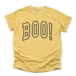Simply Sage Market Embroidered Boo Arched Garment Dyed Tee - 1 of 4