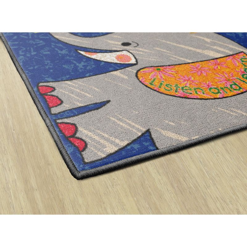 Flagship Carpets Elephant Welcome Mat, 2' x 3', 3 of 7