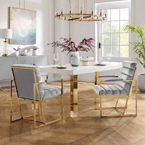 Inspired Home Dalia Dining Chair (Set of 2) - 1 of 4