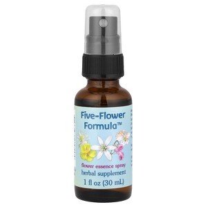 Flower Essence Services Five-Flower Formula, Flower Essence Spray, 1 fl oz (30 ml) - 1 of 2