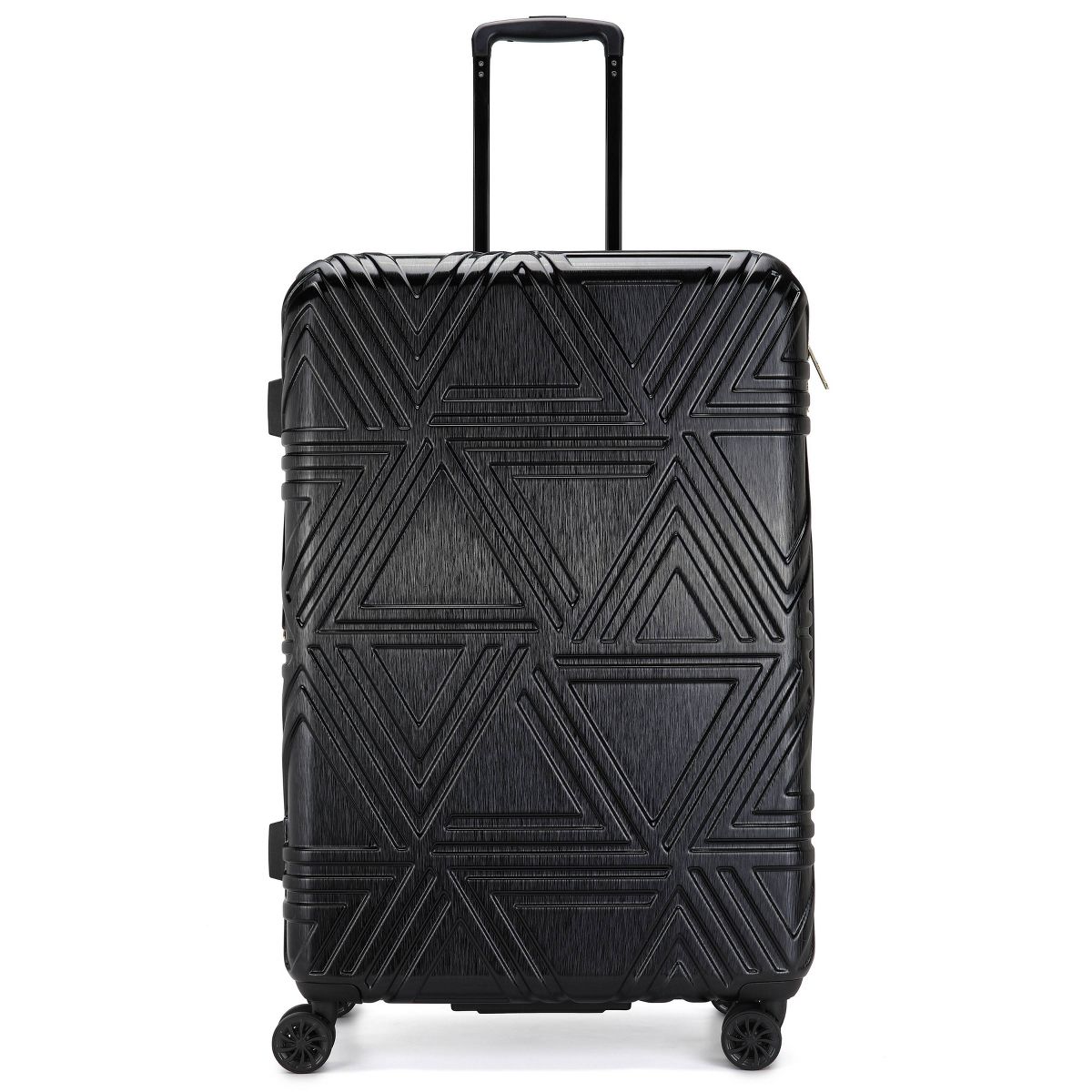 Badgley Mischka Contour Expandable Hardside Checked 3pc Luggage Set - thumbnail 9