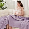 Attop All-Season Breathable Gauze Cotton Throw Blanket - 50"x70" Large Size, Soft Lightweight for Couch & Bed - 3 of 4