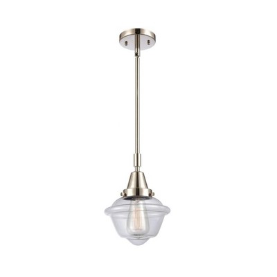Oxford - 1 Light Stem Hung Mini Pendant In Traditional Style-9.13 Inches Tall and 7.5 Inches Wide