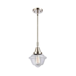 Oxford - 1 Light Stem Hung Mini Pendant In Traditional Style-9.13 Inches Tall and 7.5 Inches Wide - 1 of 1