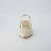 CUSHIONAIRE Women's Buzz Kitten Heel Sling Back Dress Shoe +Memory Foam, Wide Widths Available - 3 of 4
