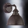 Urban Ambiance Luxury Hammered Outdoor Wall Light,  9-3/4" x 8",  Olde Bronze Finish, UHP1173 - 3 of 4