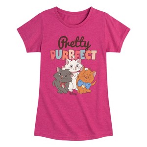 Girls' - Disney - The Aristocats Fitted Short Sleeve Graphic T-Shirt - 1 of 4