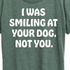 Women's - Instant Message - Smiling At Your Dog Short Sleeve Graphic T-Shirt - 2 of 4