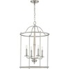 Progress Lighting Durrell 4-Light Foyer Pendant, Matte Black, Open-Cage, No Shade - 4 of 4