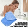 Unique Bargains Reusable Washable Makeup Removal Cleaning Cloth 16''x8'' 2pcs - 2 of 4