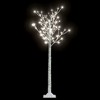 vidaXL Christmas Tree 156 LEDs 5 ft Cold White Willow Indoor Outdoor - 2 of 4